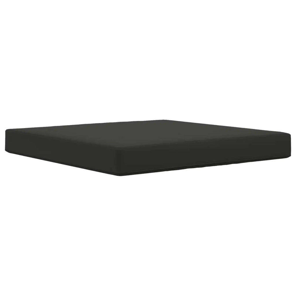 Cuscino per divano da esterno Nero 80 x 80 x 8 cm Poliestere