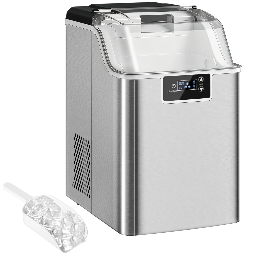 Macchina per Ghiaccio ¨C zephmum ¨C Argento 2.1L 20kg/24h