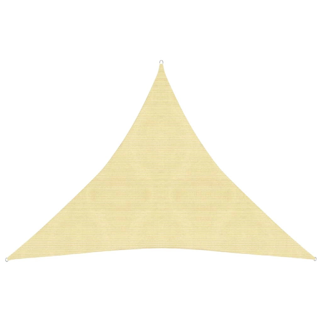 Vela ombreggiante/ombrellone 160 g/m² 4 x 4 x 4 m HDPE beige 02_0008980
