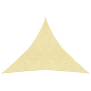 Vela ombreggiante/ombrellone 160 g/m² 4 x 4 x 4 m HDPE beige 02_0008980