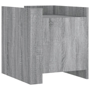 Comodino | Armadio da Notte | Mobiletto da notte Grigio Sonoma 45x50x50 cm in Truciolato