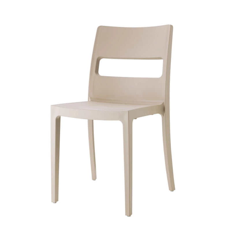 SET SEI SEDIE SAI TECNOPOLIMERO SCAB DESIGN MADE IN ITALY - Cacao 72
