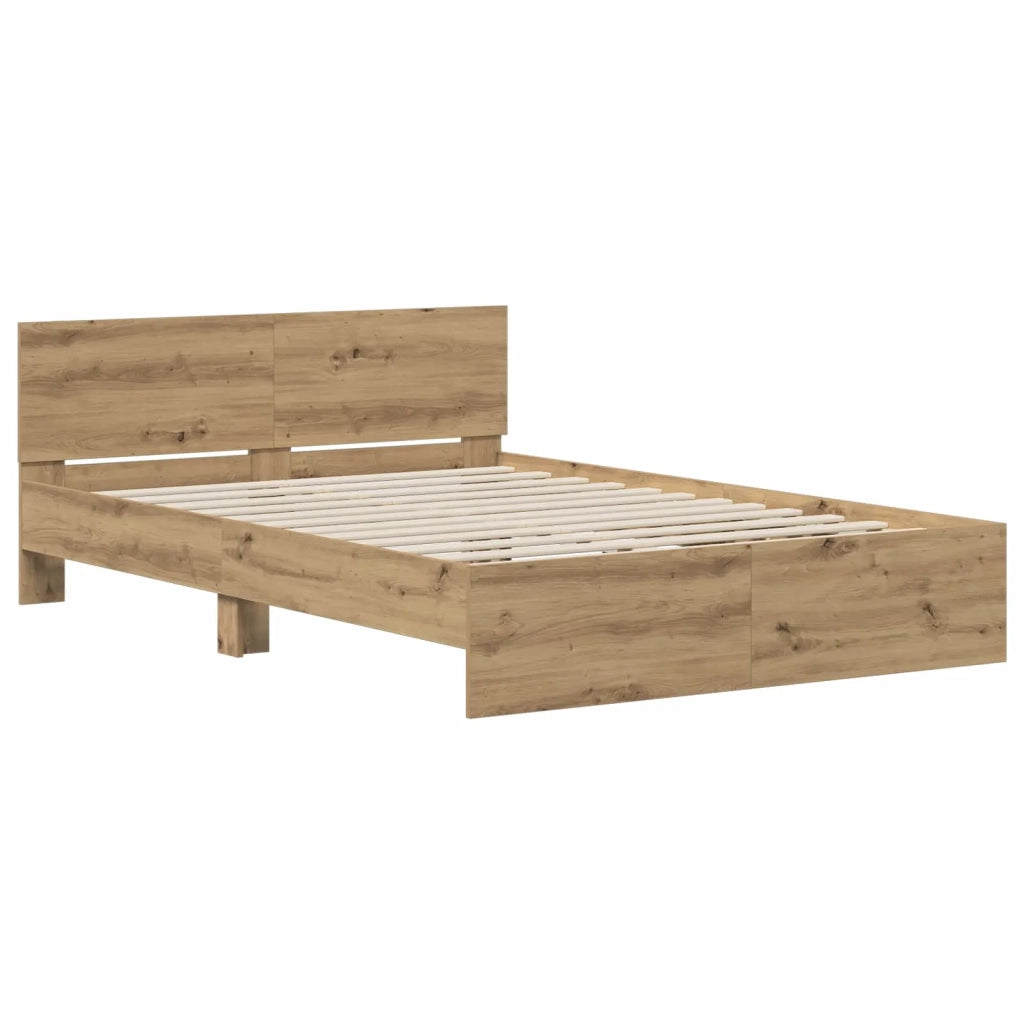Struttura letto con testata Rovere Artigianale 160 x 200 cm 3445772