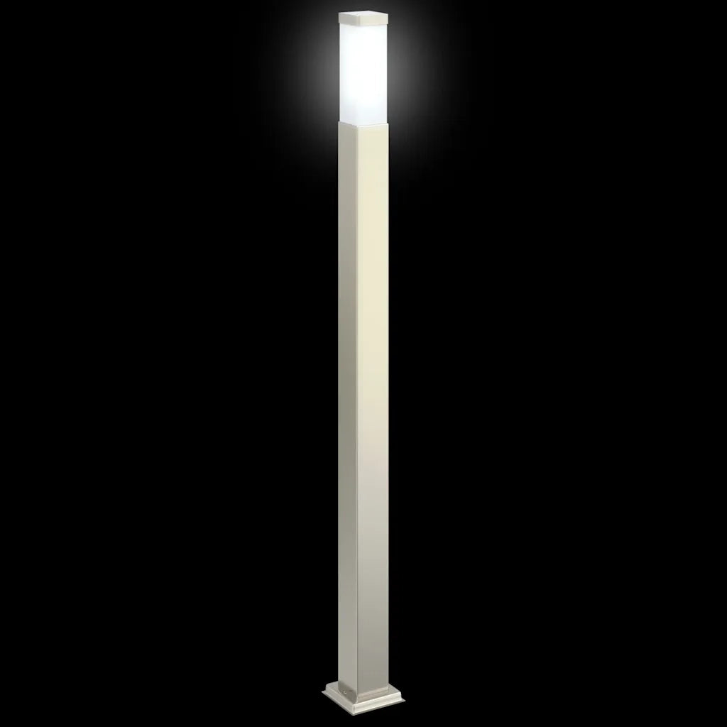 Lampioni a palo 3 pz 110 cm Acciaio Inox IP44 4006052