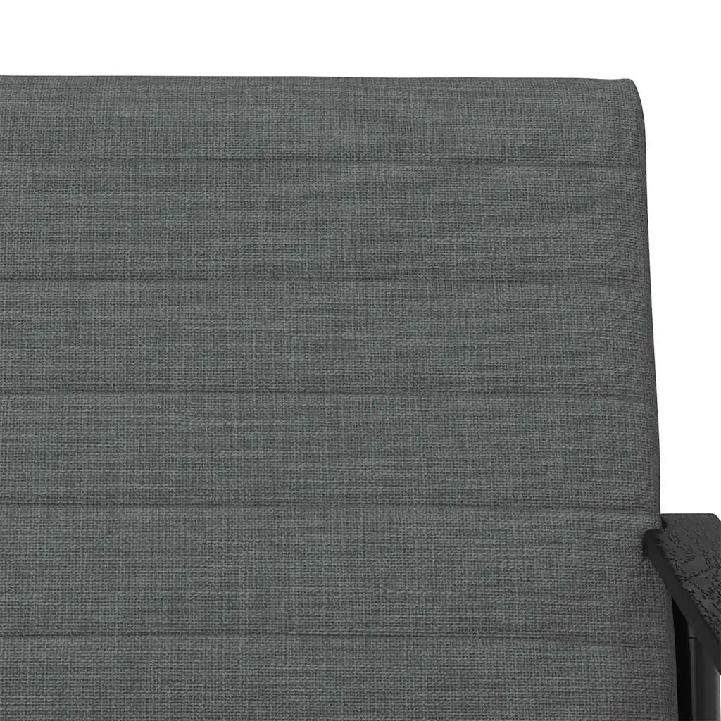 Poltrona | Sedia Relax Grigio scuro 59 x 75 x 78 cm Tessuto