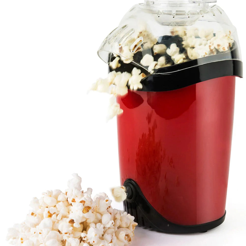 Macchina per Pop Corn Elettrica ad Aria Calda Senza Olio 1200 Watt per Feste