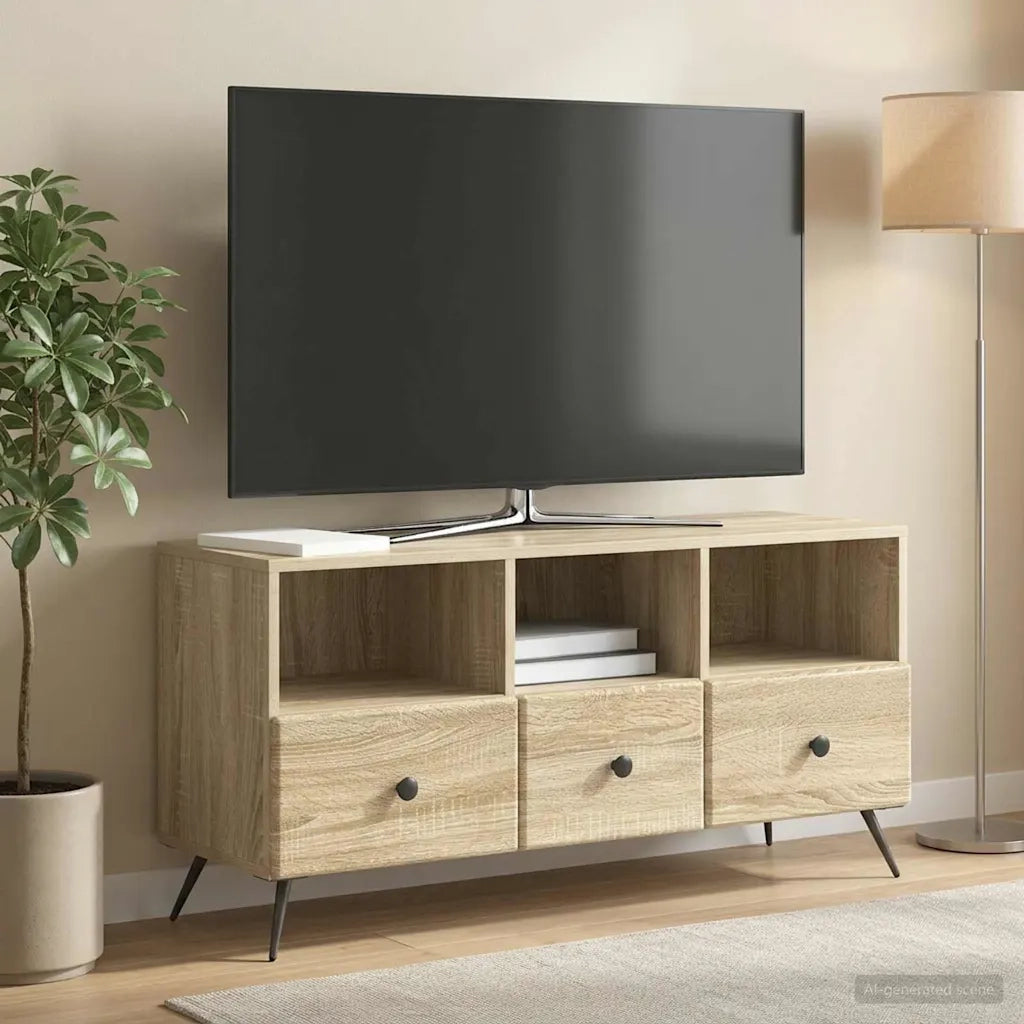 Mobile TV Rovere Sonoma 102 x 34,5 x 50 cm Legno ingegnerizzato 895597