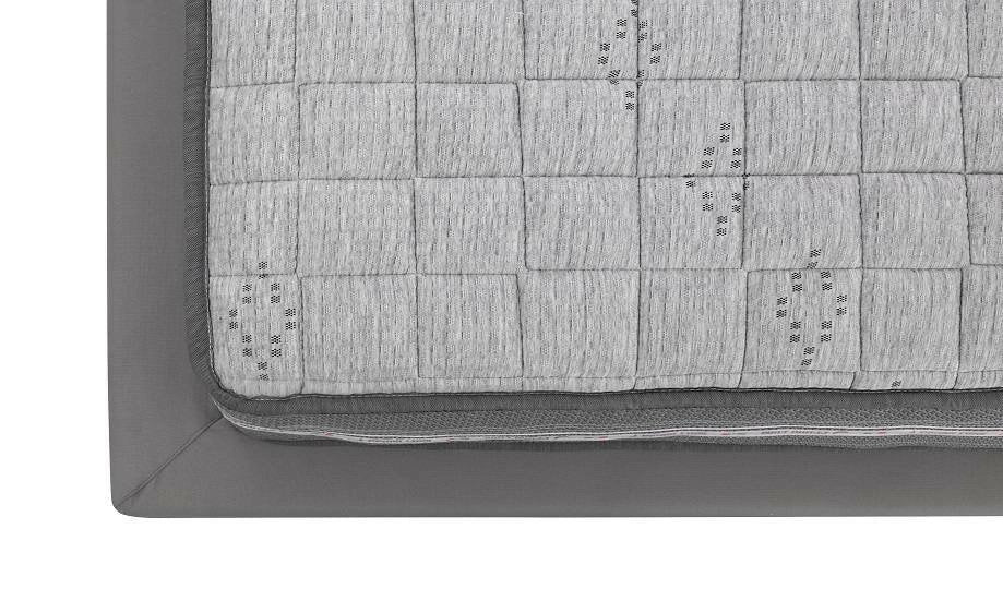 Amomali, Materasso Matrimoniale Sfoderabile Made in Italy, 200x160x32h cm Grigio