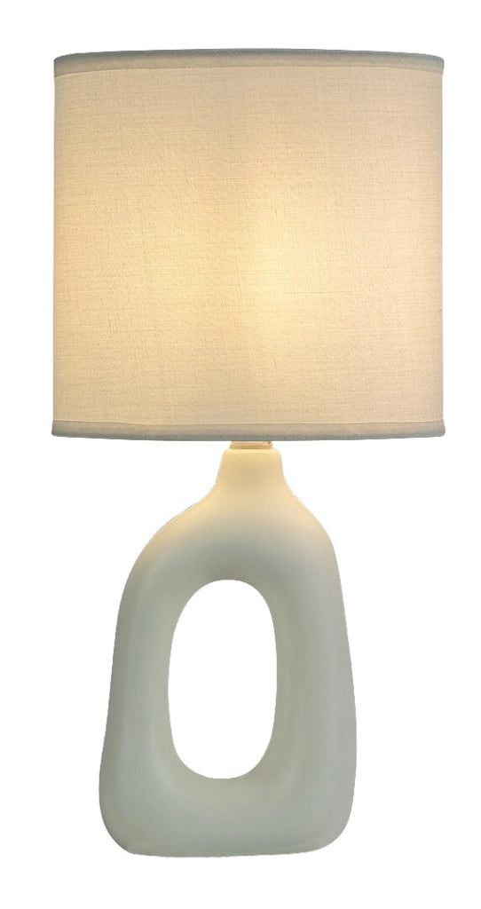 Lampada da tavolo Sylira bianca ceramica 1xE14 Rabalux