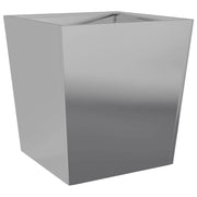 Fioriera rialzata per piante fiori terrazza giardino 50 x 50 x 50 cm acciaio zincato grigio 02_0037660