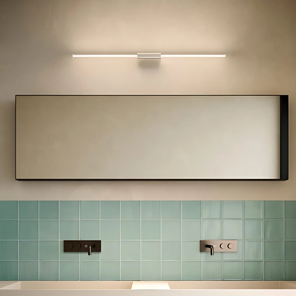 Brilliant Lampada da Parete e Soffitto Lineare LED in Oro, Design Minimalista, Diffusore in Policarbonato, Altezza 126.2 cm, Potenza 12W, IP20