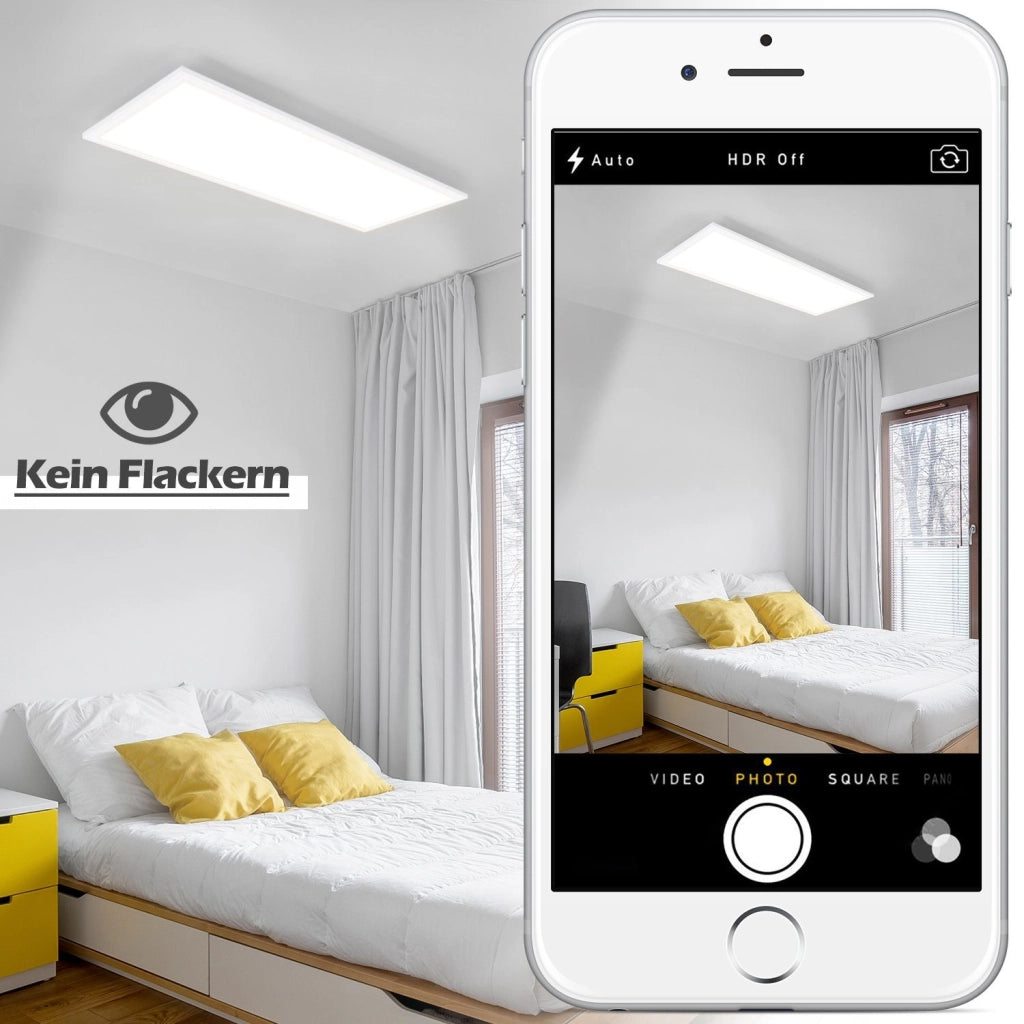 ZMH Lampada da soffitto plafoniera LED piatta per soggiorno ufficio cucina camera letto