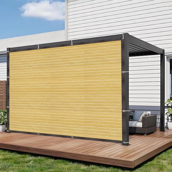 Zonnetenda rettangolare - zonnetenda per giardino e terrazzo - resistente al tempo