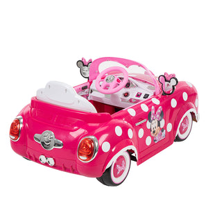 Macchina Elettrica per Bambini Disney Minnie 6V Rosa