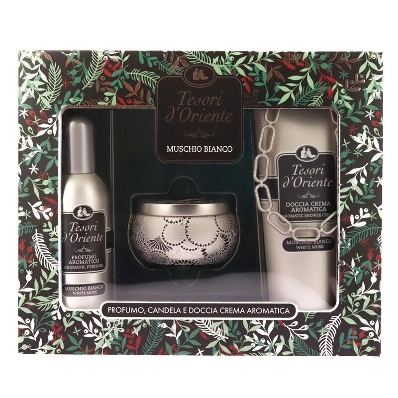 BOX TESORI D'ORIENTE SET REGALO FRAGRANZA MUSCHIO BIANCO