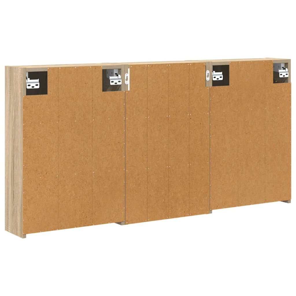 Set di Armadi da Bagno con lo scaffale 3 pcs 126 x 16 x 62.5 cm 3403826