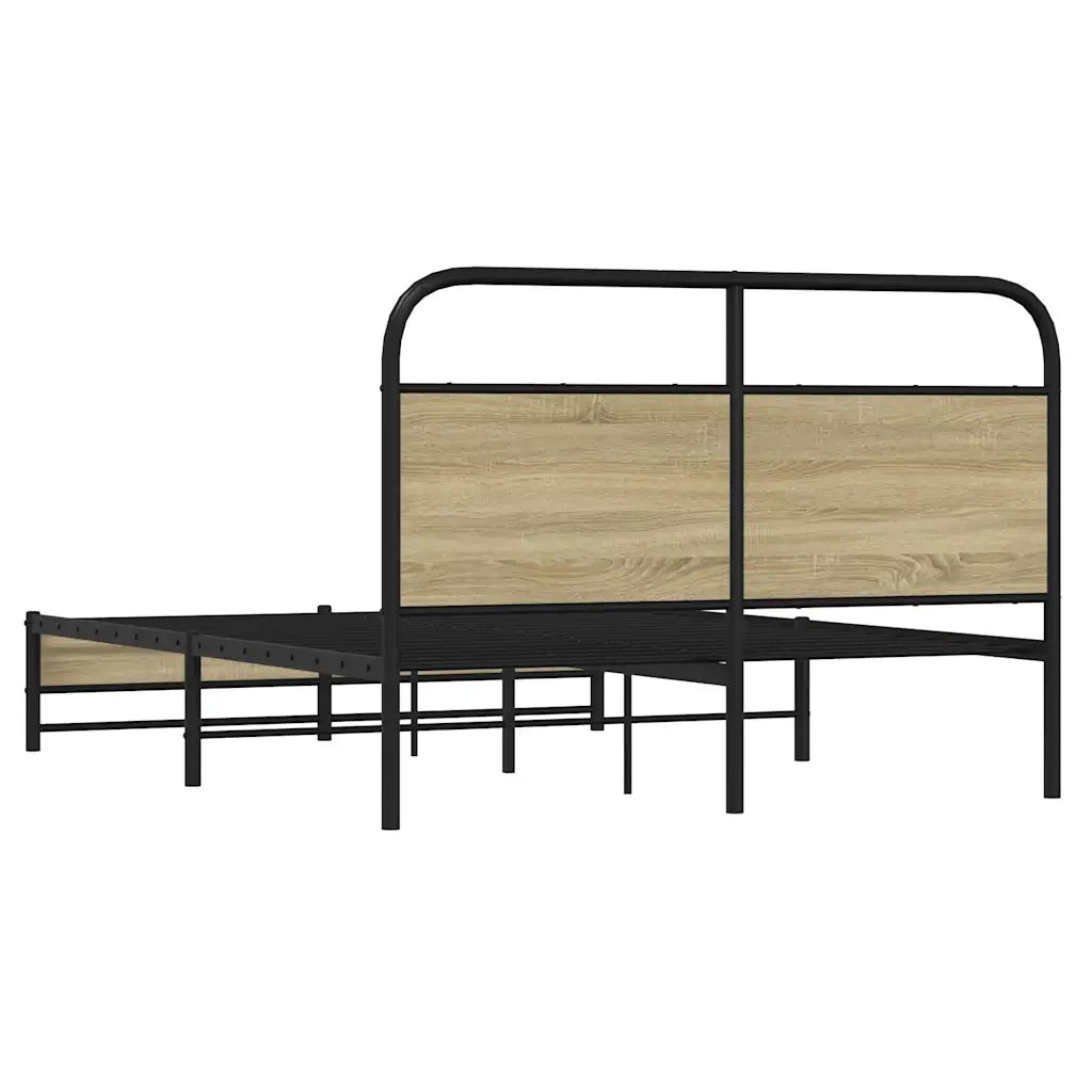 Giroletto senza Materasso Rovere Sonoma 140x190cm in Truciolato 4100428