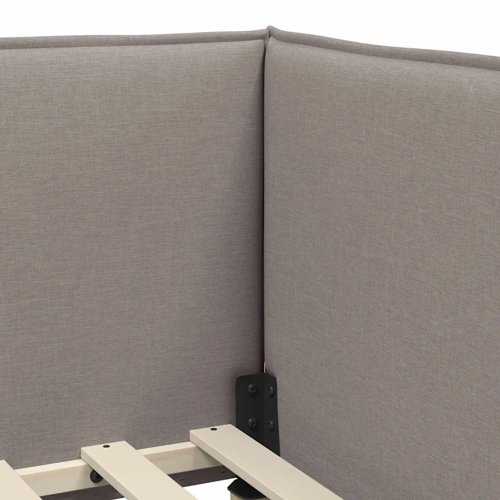 Cornice del letto ad angolo Talpa 100 x 200 cm Tessuto 42016476