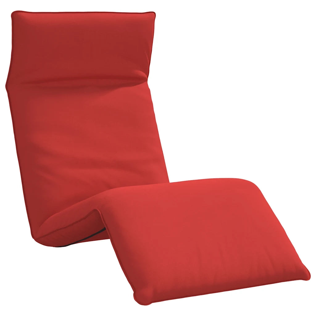 Sdraio da giardino | Lettino Pieghevole Rosso 175x54x8,5 cm in Tessuto Oxford