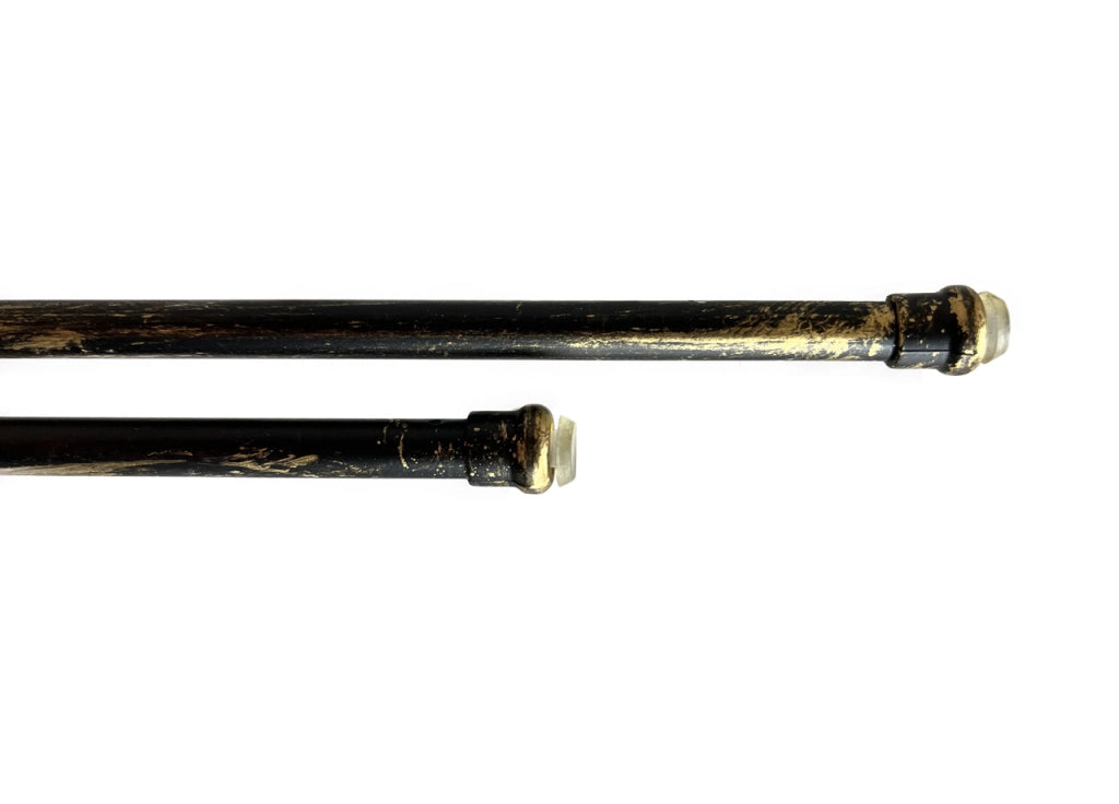 Bacchette Tende A Pressione Bastone Tenda Estensibile Astina Con Molla - 30-40 - Nero-Oro