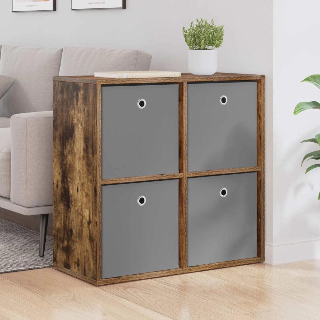 Credenza con cassetto Rovere fumé 68,5 x 32 x 67 cm