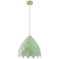 Lampada Da Soffitto Pensile Metallico Verde APP339-1CP
