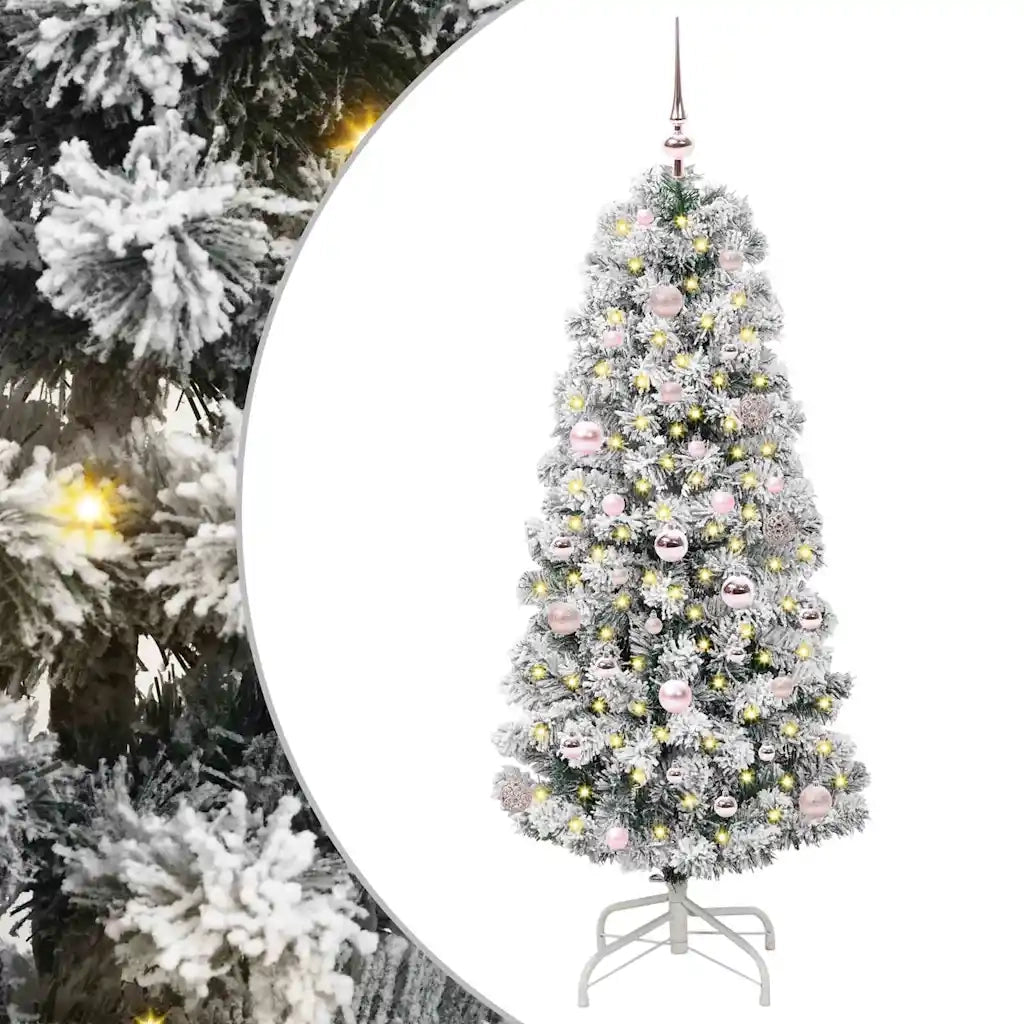 Albero di Natale | Decorazioni natalizie Artificiale con Rami Pieghevoli 150 cm