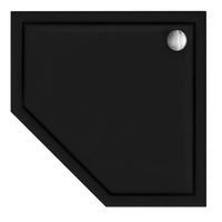Piatto Doccia Acrilico Rea Diamond Black 90x90