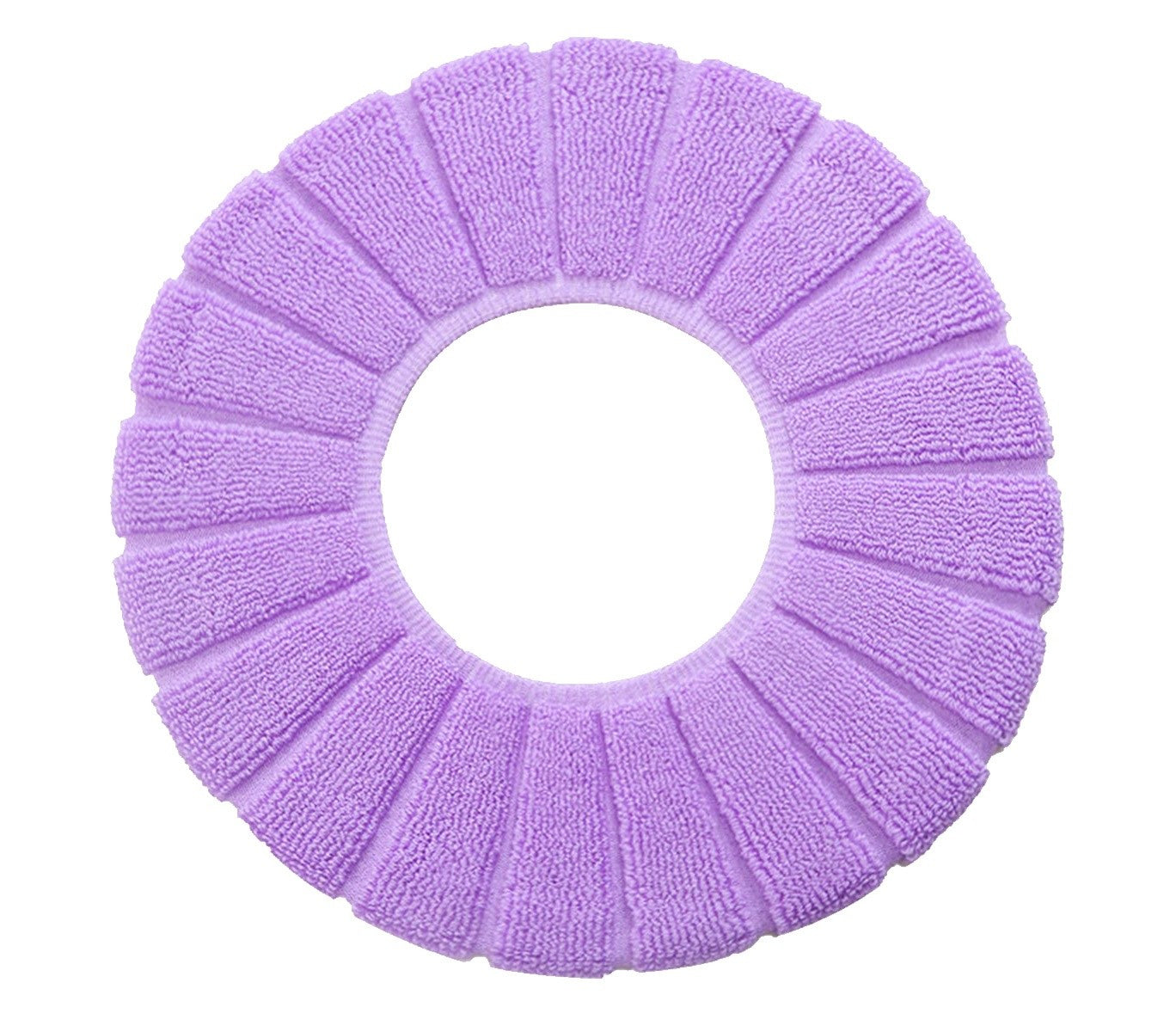 Copri Water Cuscino per Seduta WC Calda e Antiscivolo in Microfibra Viola