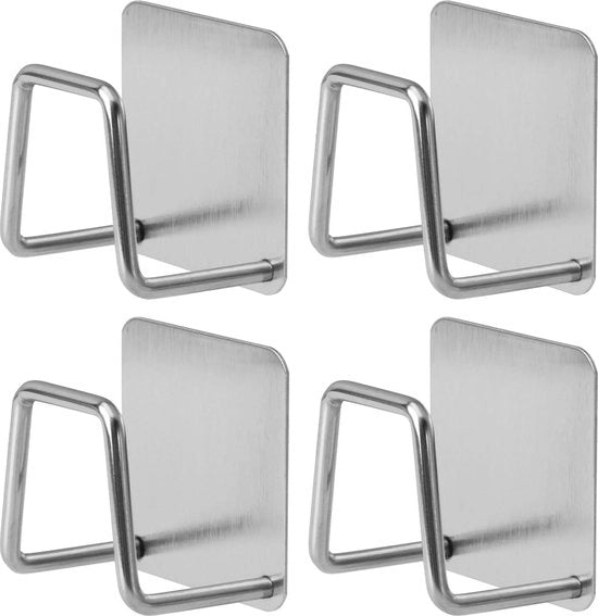 Organizzatore per rubinetti 3-in-1 con supporto per asciugamano e organizzatore per la cucina in acciaio inossidabile - nero