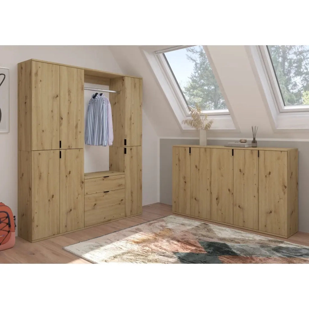 Buffet 4 porte – Rovere chiaro – BODITE