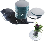Decorazione per parete a specchio circolare in vetro 20 pezzi - Mini specchi - Mozaico a specchio - Spiegelli in vetro - Adatto per il trucco