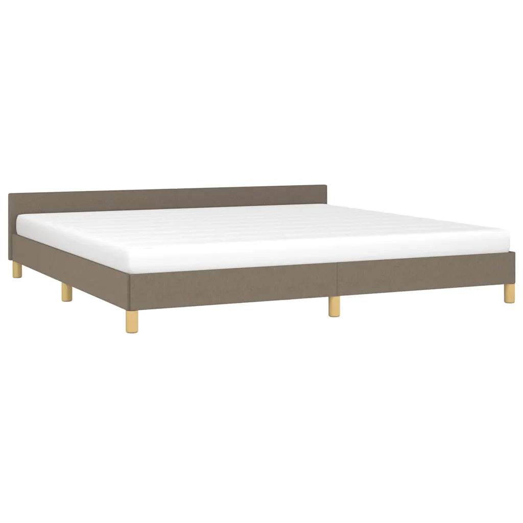 Giroletto senza Materasso Tortora 200x200 cm in Tessuto 347443
