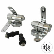 Cerniere copriwater universali 2pz cromate chiusura ammortizzata Art.79573