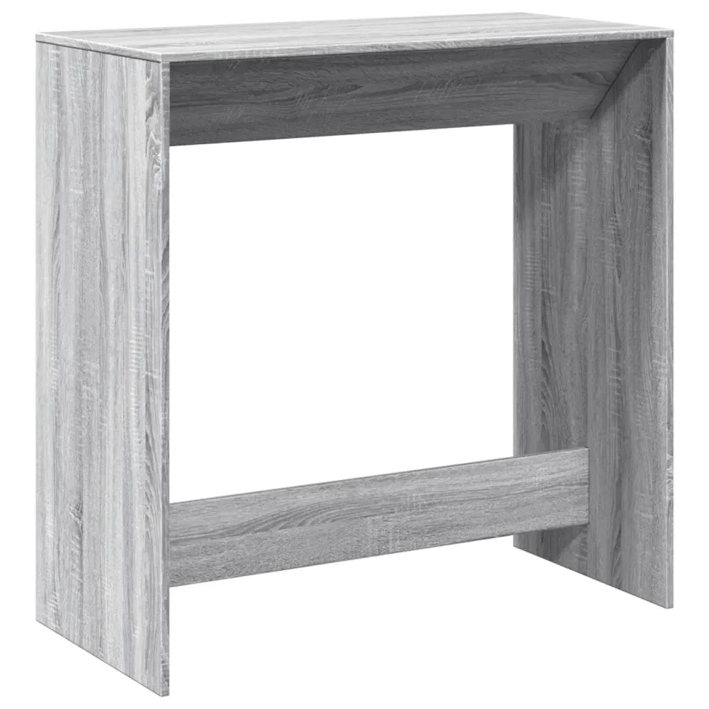 Tavolo da Bar Grigio Sonoma 102x50x103,5cm in Legno Multistrato
