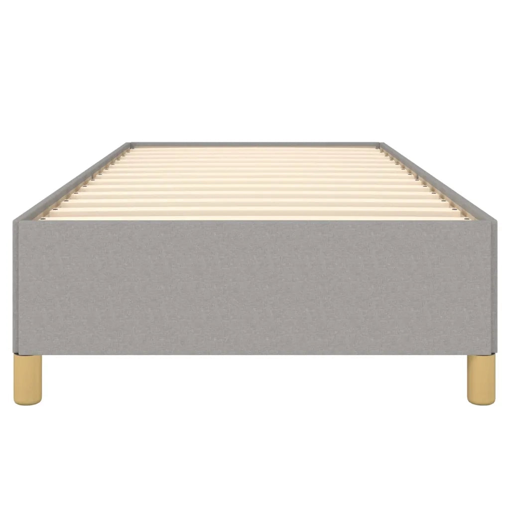 Giroletto senza Materasso Grigio Chiaro 100x200 cm Tessuto 347141