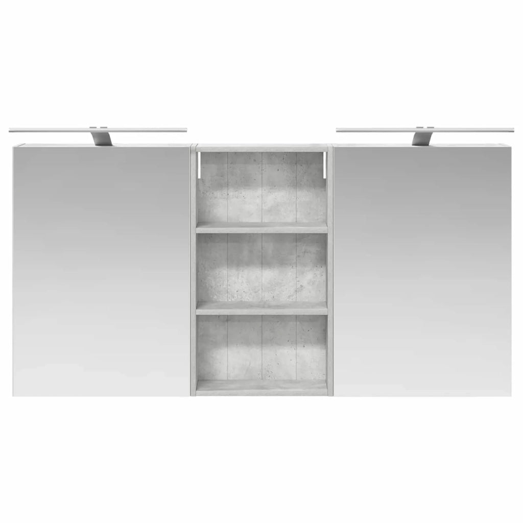 Set di Armadi da Bagno | Armadio da bagno con lo scaffale 3 pz 140 x 14,5 x 70 cm