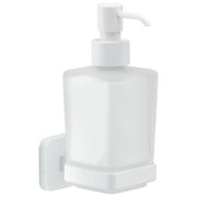 Gedy Dosasapone Tonga Bianco Matt Acciaio Inox