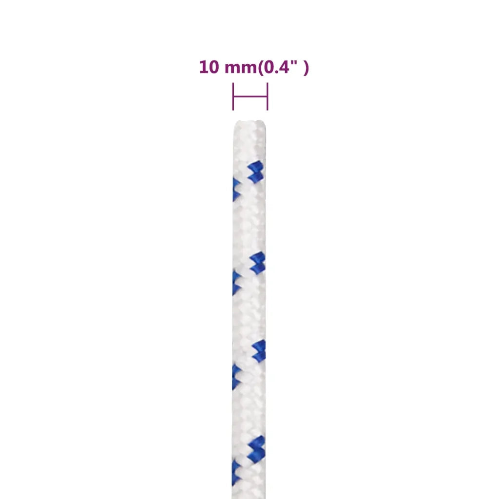 Corda | Fune per barca Bianca 10 mm 500 m in Polipropilene