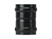 RACCORDO F/F PER STUFE A PELLET NERO OPACO PESANTE MM.1,2  ø cm.10 F/F    SAVE