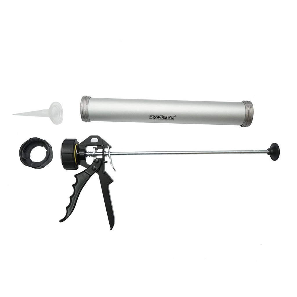 Pistola professionale in alluminio da 380 mm per silicone tipo salame Crownman