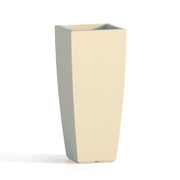 Vaso Agave In Resina Quadrato Avorio H70 33x33Cm