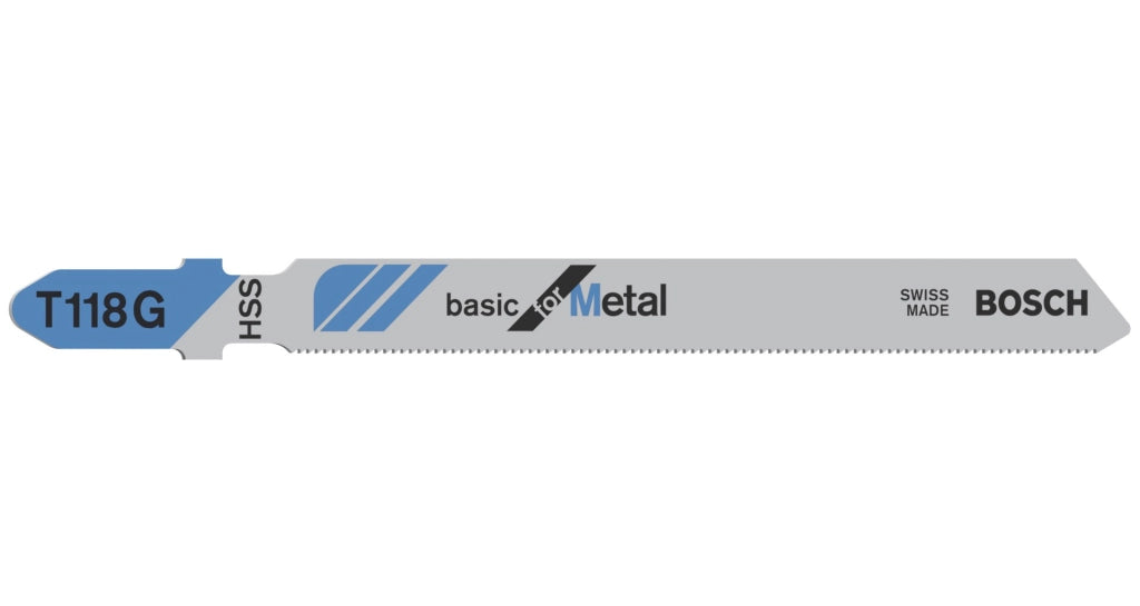 2608631012 - Set 5 lame per seghetto alternativo T 118 G Basic for Metal