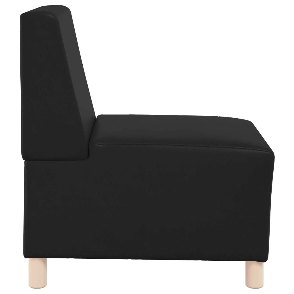 | Unità di Divano Modulare Senza Braccioli | Nero 55 x 74 x 82 cm 4108494