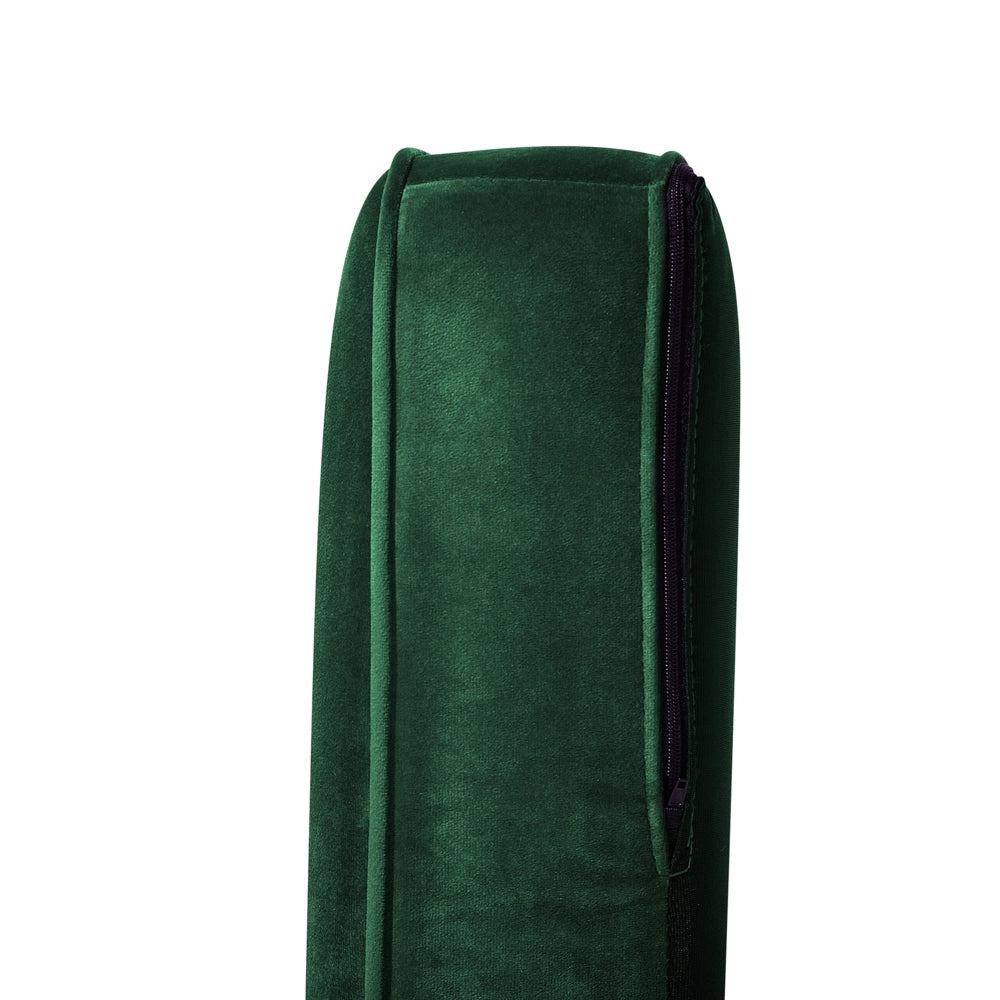 Divano Verde 2 Posti Gambe In Legno Velluto Classico e moderno