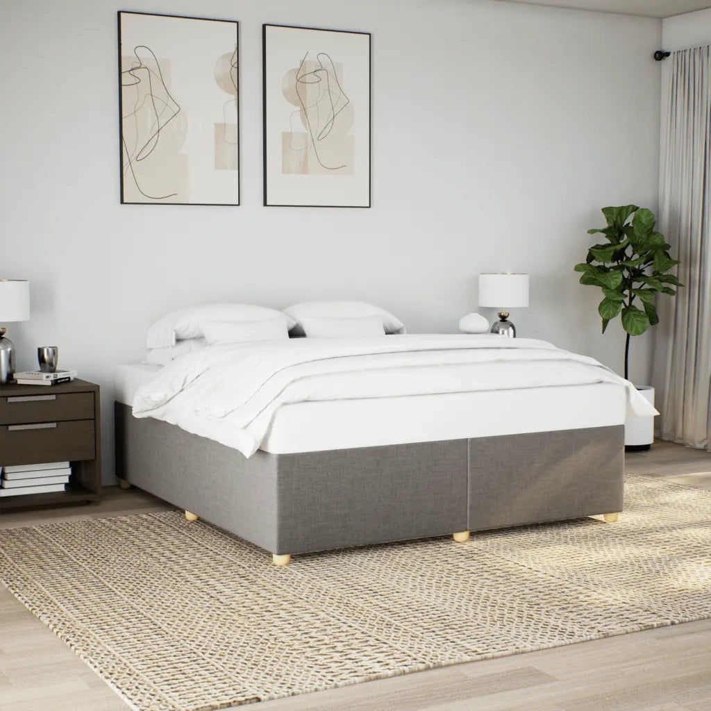 Giroletto senza Materasso Tortora 180x200 cm in Tessuto 3284754