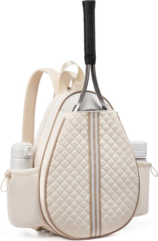 Borsa da tennis, zaino con cinturino, tas per rackets impermeabile, adatto per tennis, badminton e flipper.