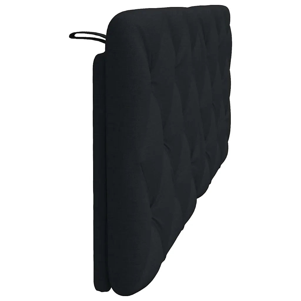 Cuscino Testiera Nero 120 cm in Tessuto CFW2032438