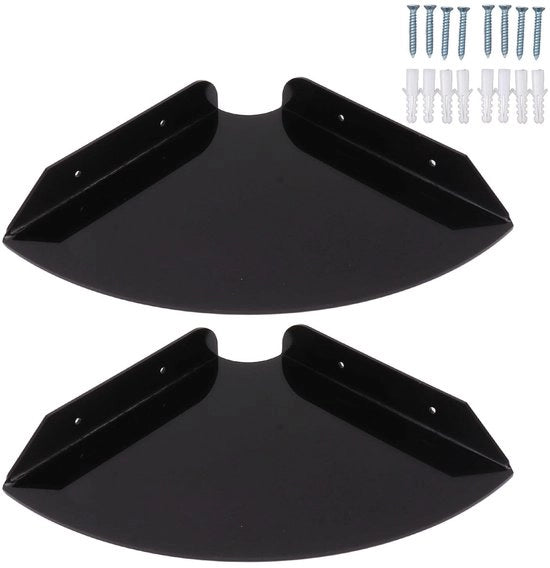 Pannello angolare galleggiante - Pannello angolare in legno - Pannello per la stanza da bagno - Pannello per la cucina - Installazione semplice - Compacto 3x21x21 cm