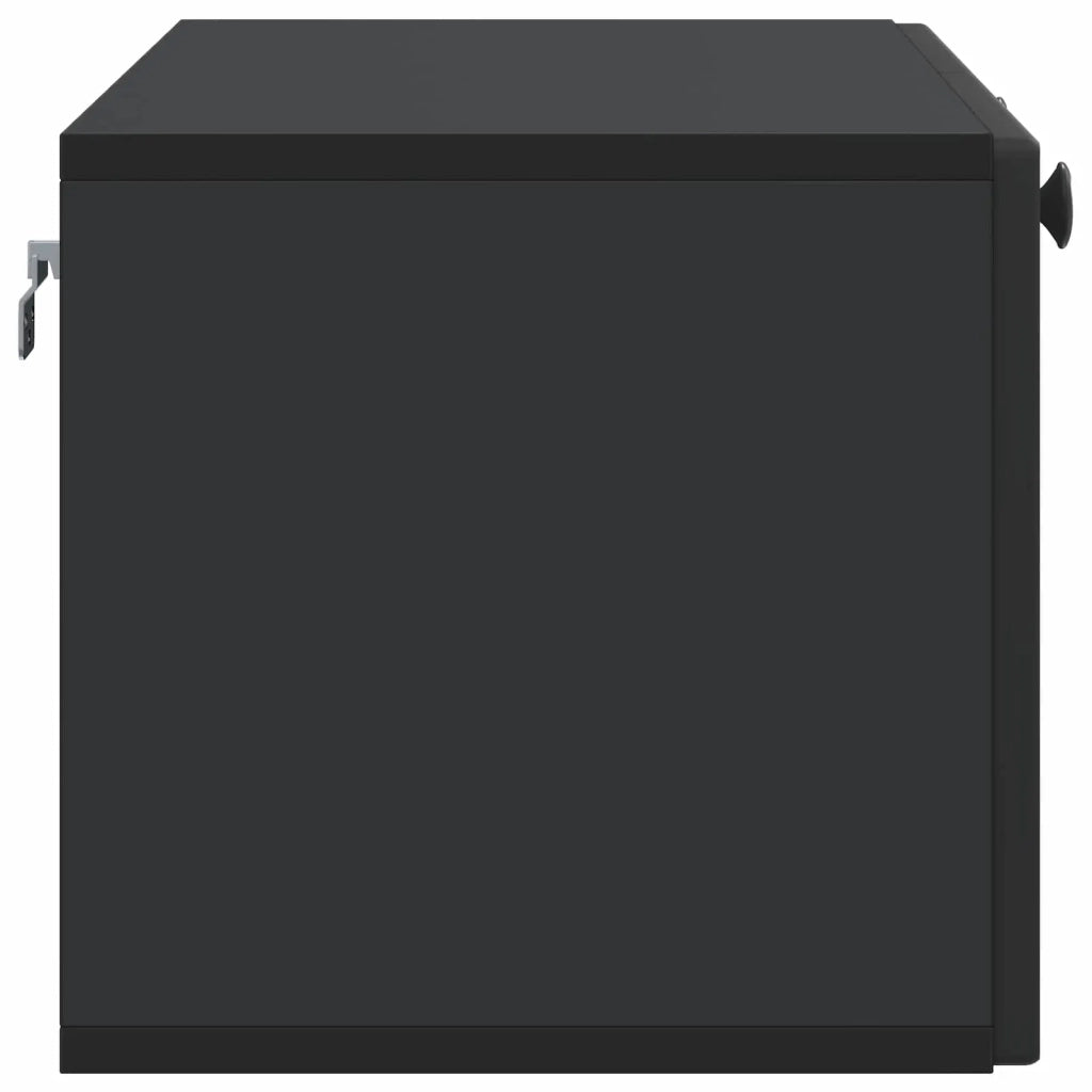 Mobile Porta TV da Muro Nero 78,5 x 31 x 30 cm 898036